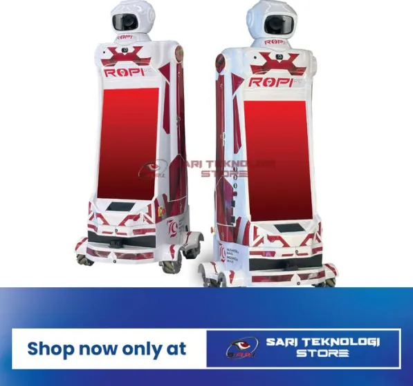 Ropi 3.0 (Robot Pelayanan Bergerak) - Tampak Depan